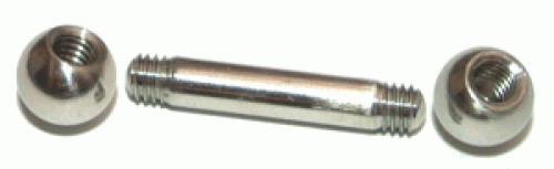 Barbell Piercing aus Titan | Standard Ausführung